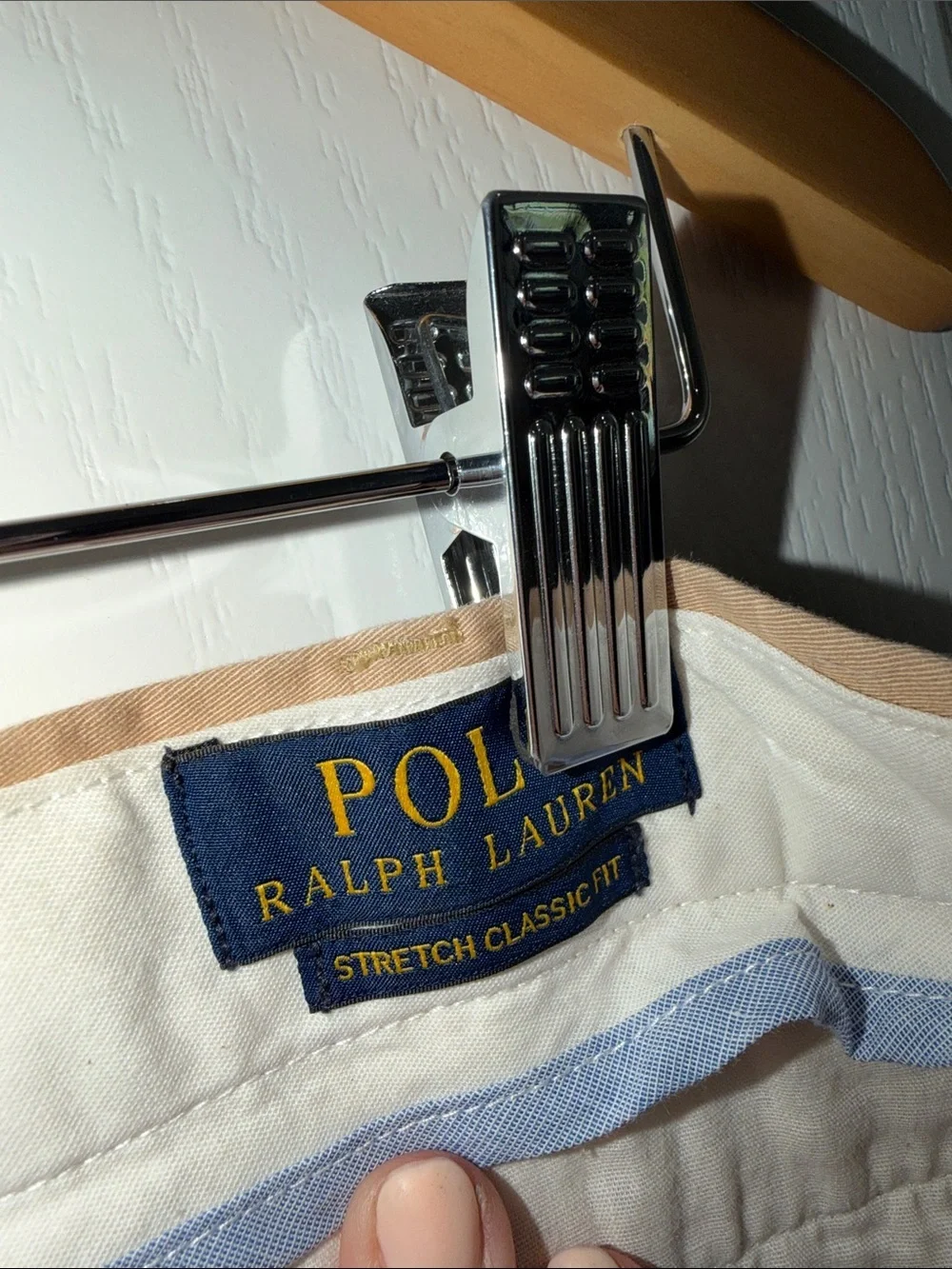 Polo Ralph Lauren Khaki Flat-Front Cotton Shorts size 40” casual preppy